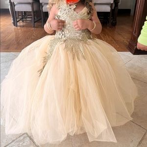 Toddler formal pageant dress